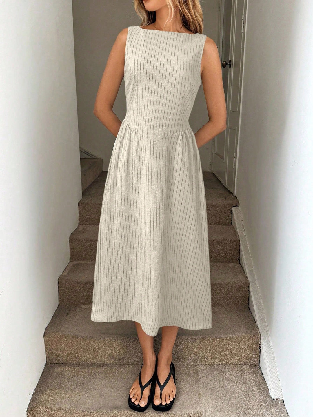 Rochie midi SHEIN, mix culori