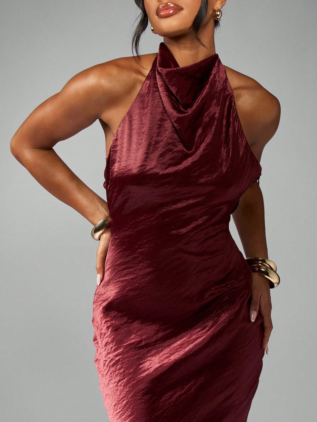 SHEIN maxi ruha, lila