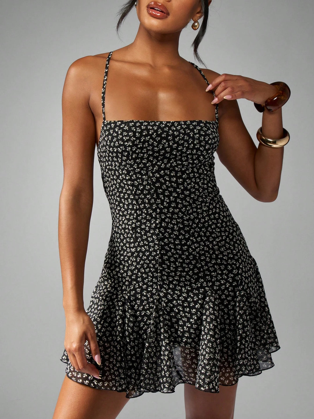 SHEIN miniruha, fekete