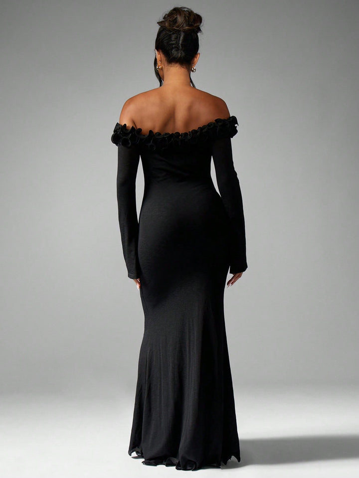 Rochie maxi SHEIN, negru