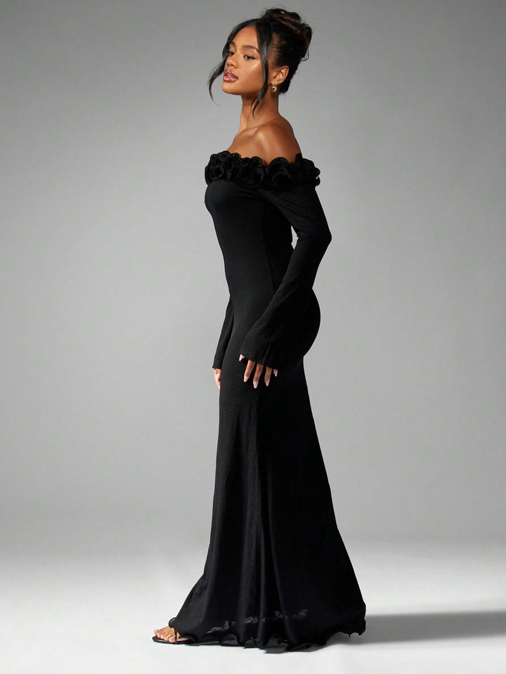 Rochie maxi SHEIN, negru