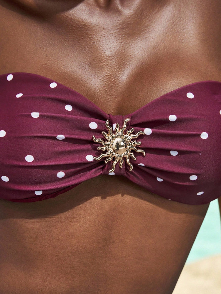 Set bikini SHEIN, vișiniu