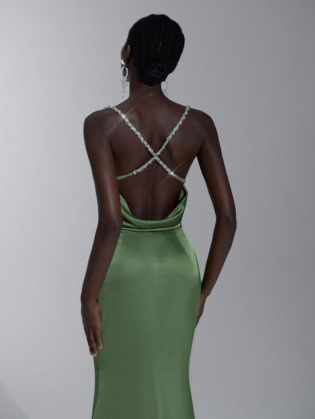 Rochie maxi SHEIN, verde