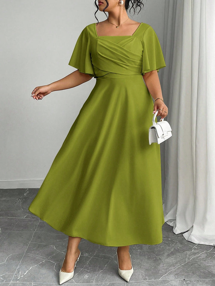 SHEIN zöld maxi ruha