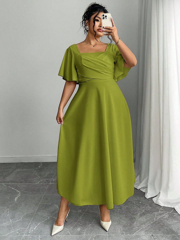 SHEIN zöld maxi ruha