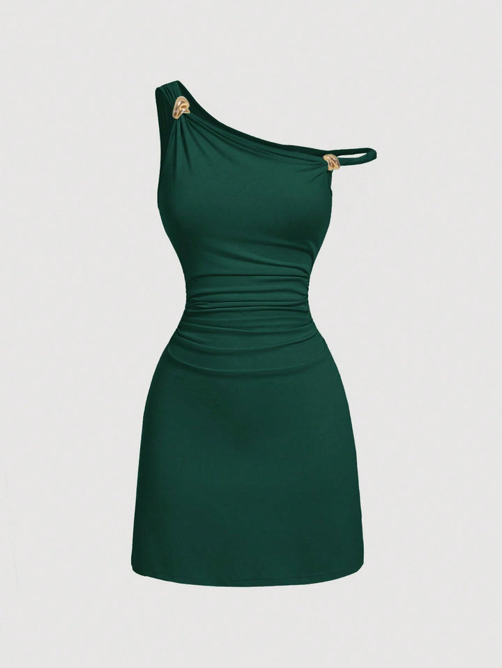Rochie scurtă SHEIN, verde