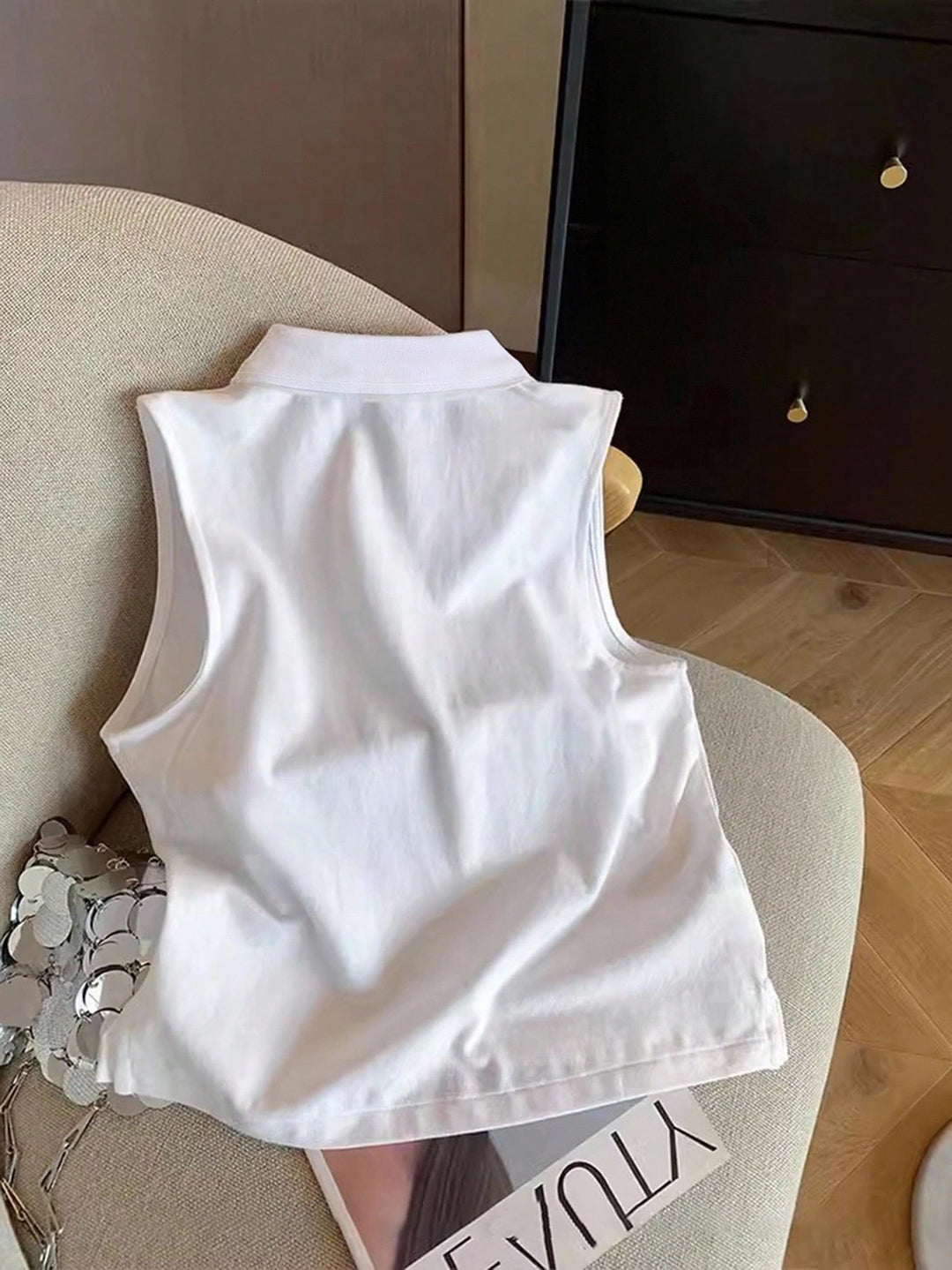 Fehér SHEIN top