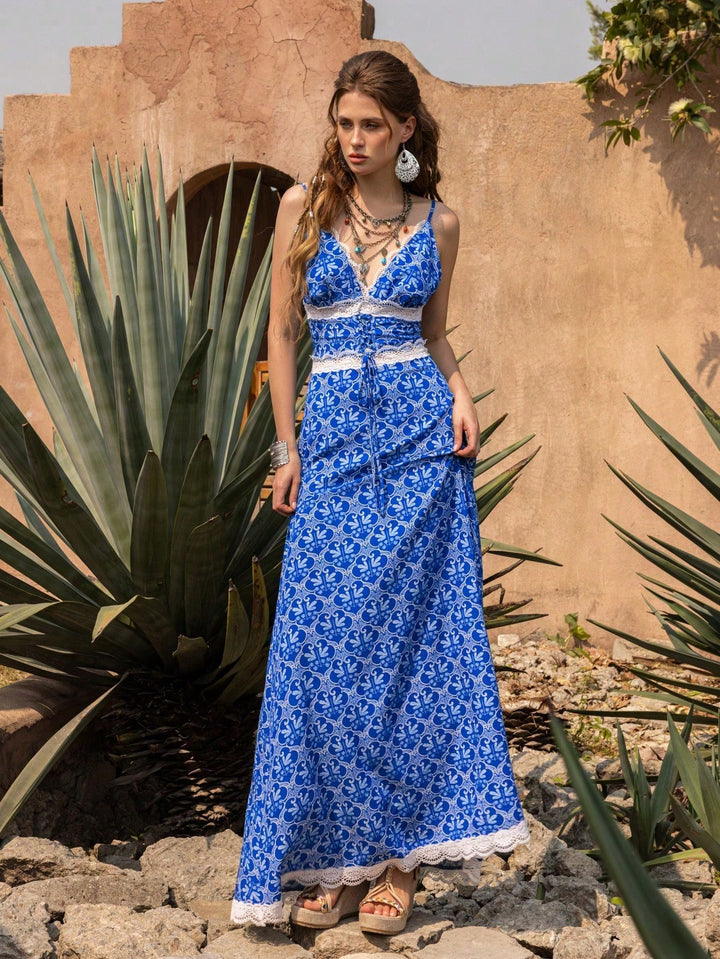 Rochie maxi SHEIN, mix culori