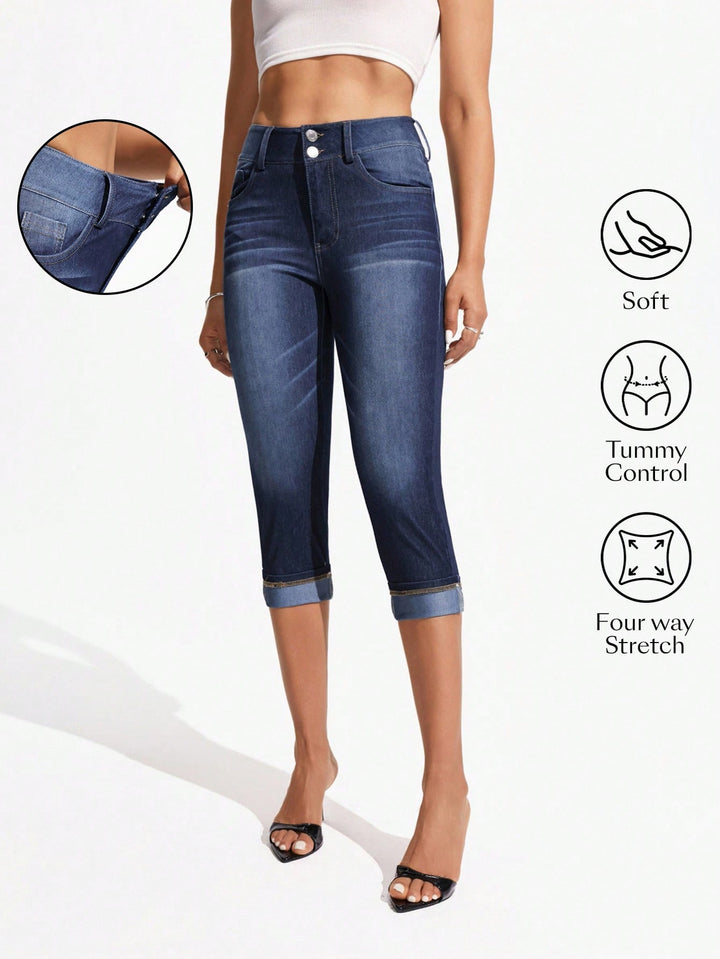 SHEIN 3/4 farmer, kék