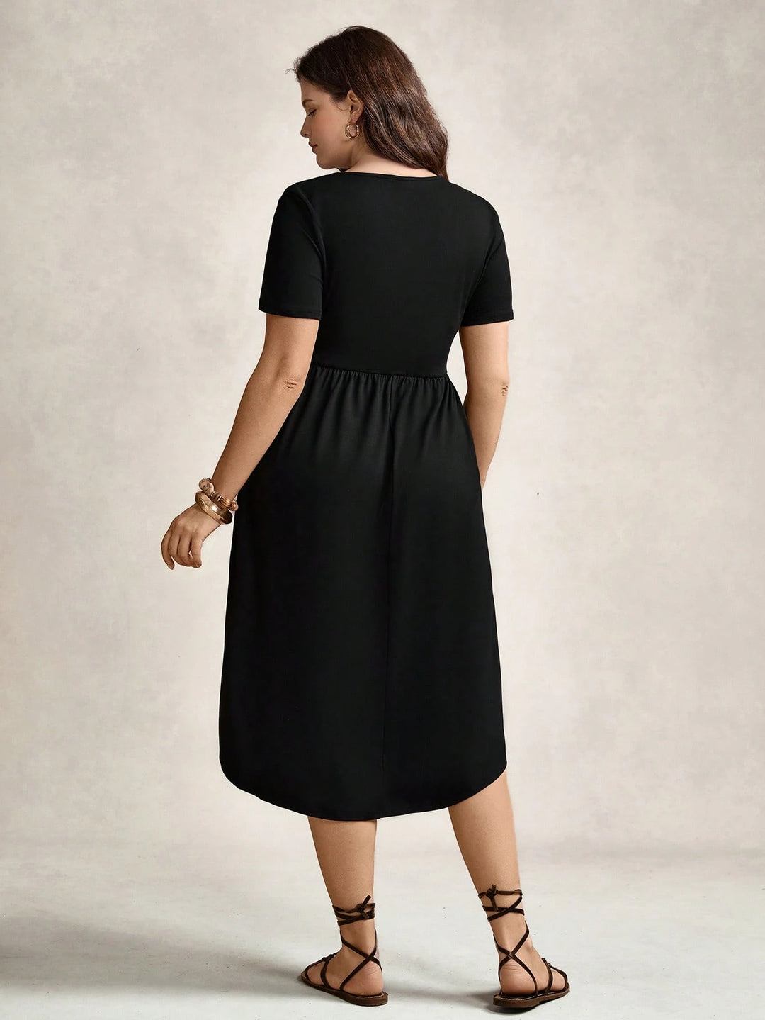 Rochie midi SHEIN, negru