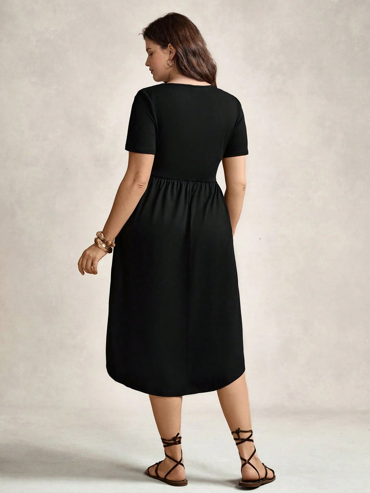 Rochie midi SHEIN, negru