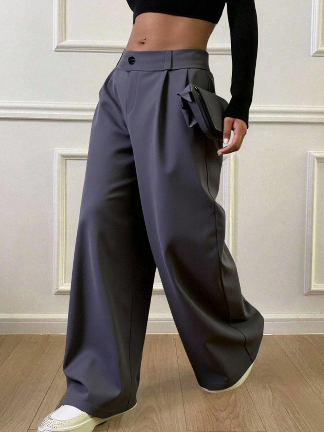 Pantaloni SHEIN, gri