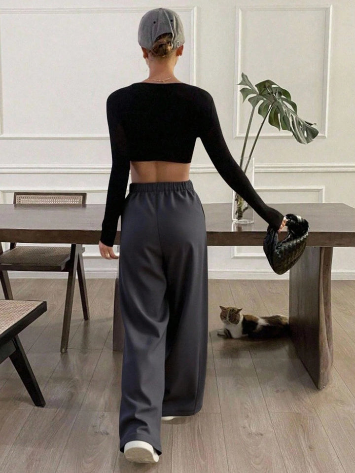 Pantaloni SHEIN, gri