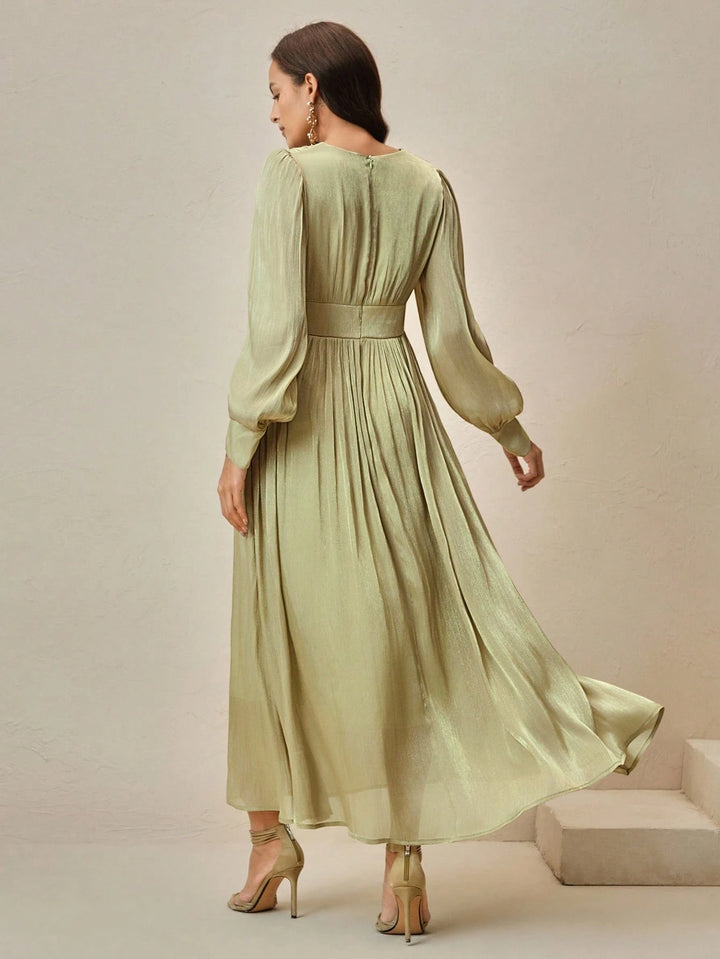 Rochie maxi SHEIN, verde