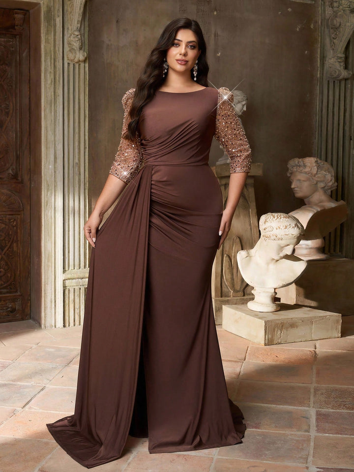 Rochie SHEIN, maro