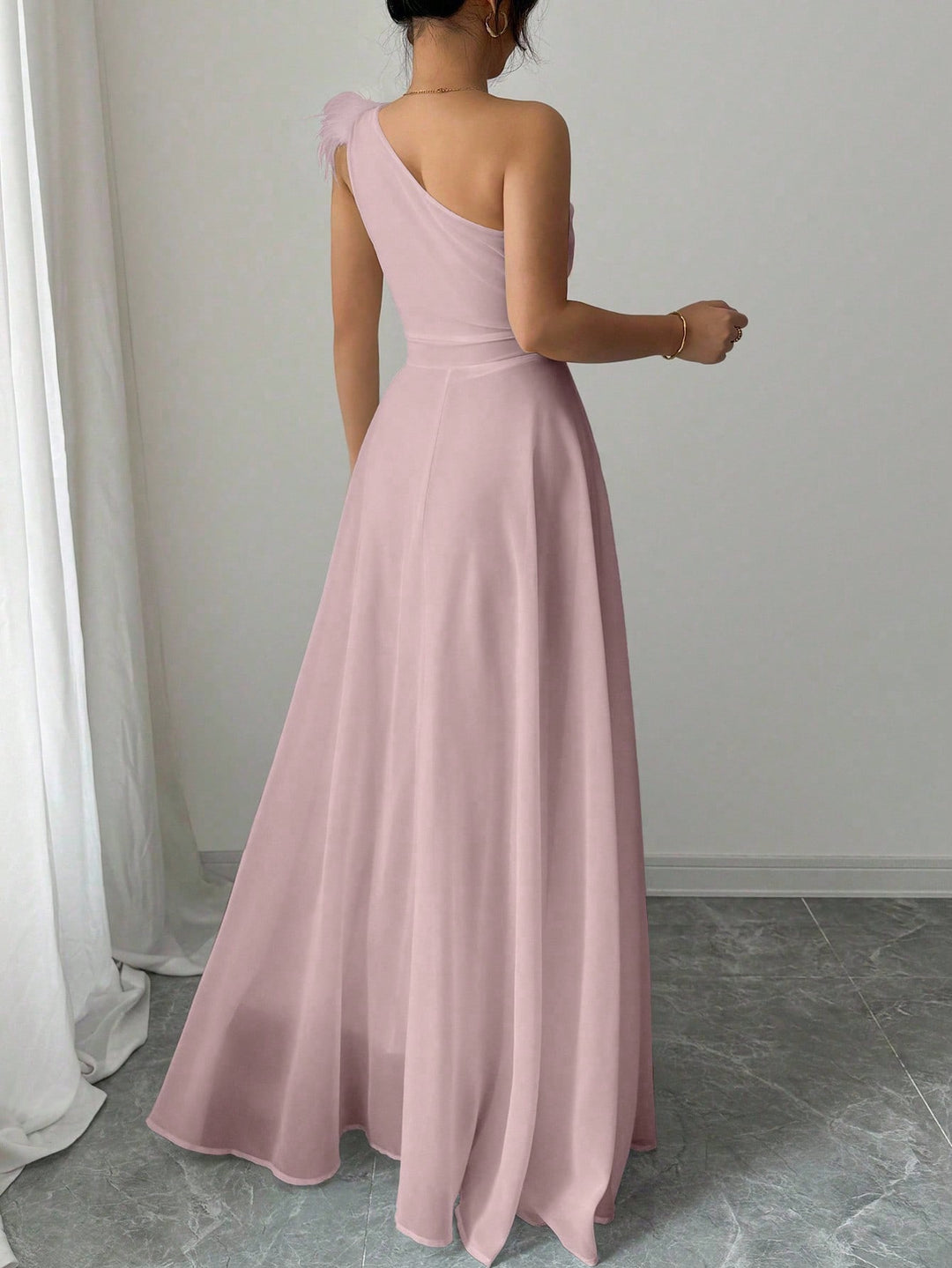 Rochie maxi SHEIN, roz