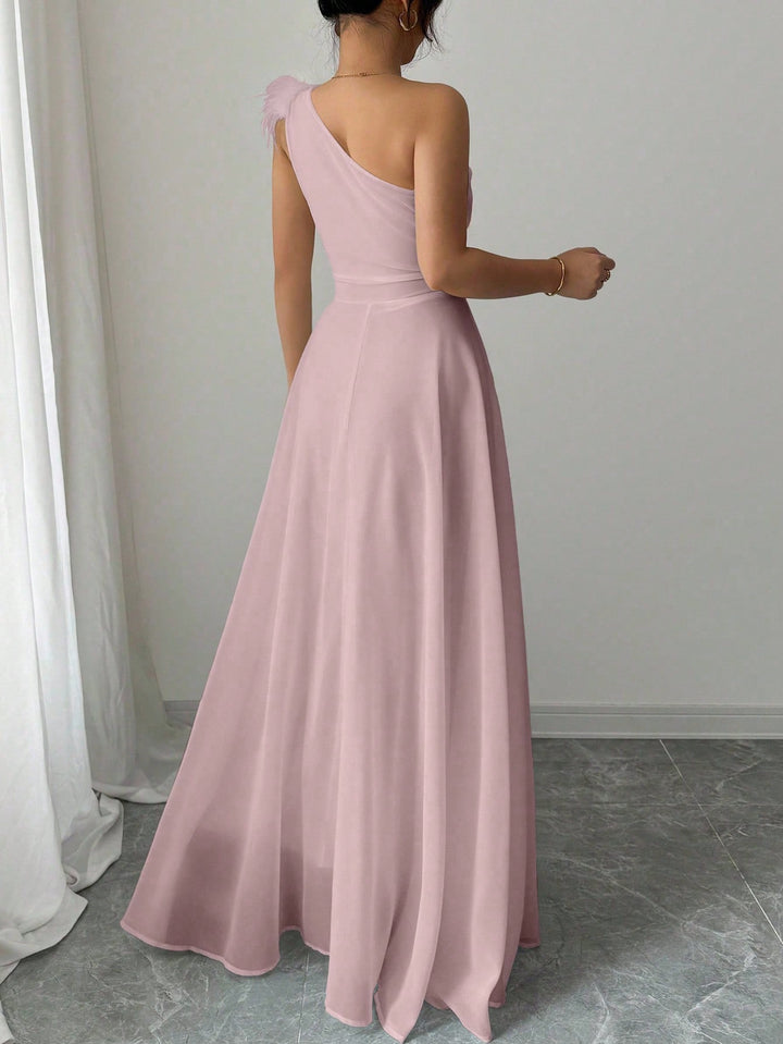 Rochie maxi SHEIN, roz