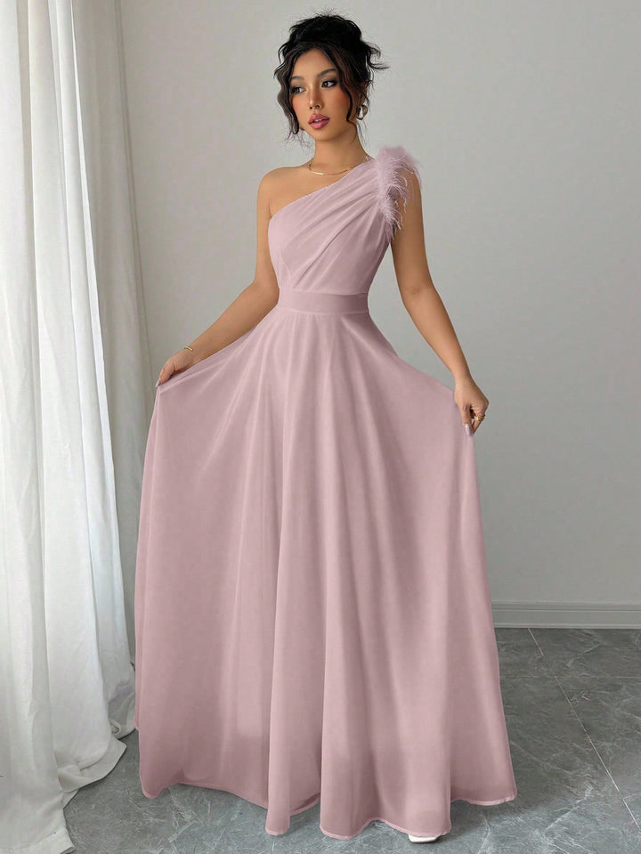 Rochie maxi SHEIN, roz