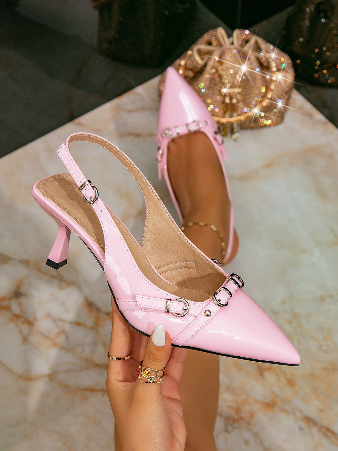 Pantofi cu toc SHEIN