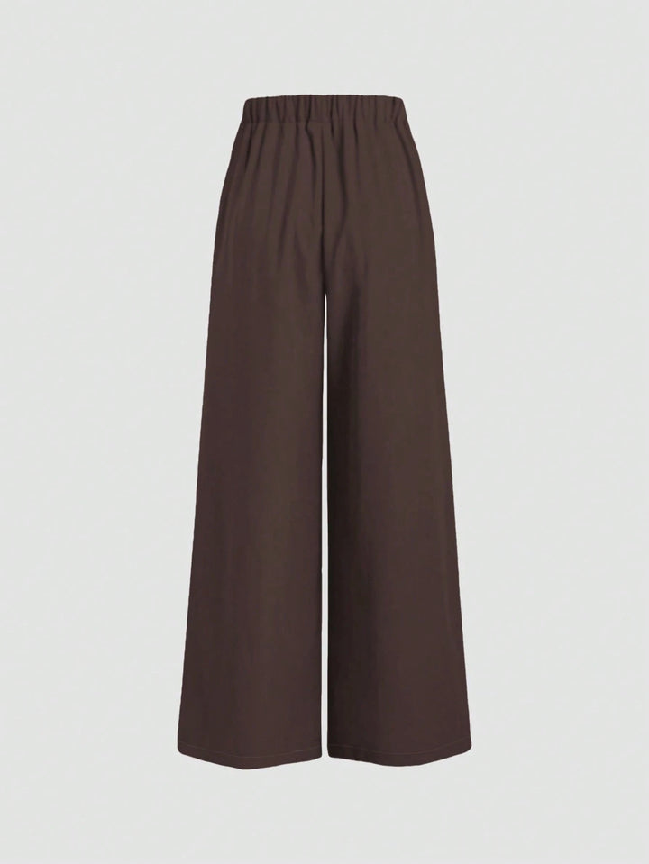 Pantaloni SHIEN, maro