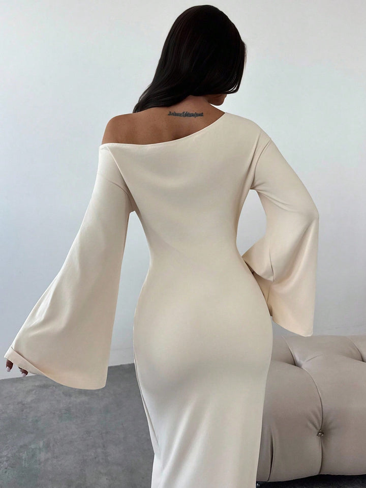 Rochie maxi SHEIN, portocaliu