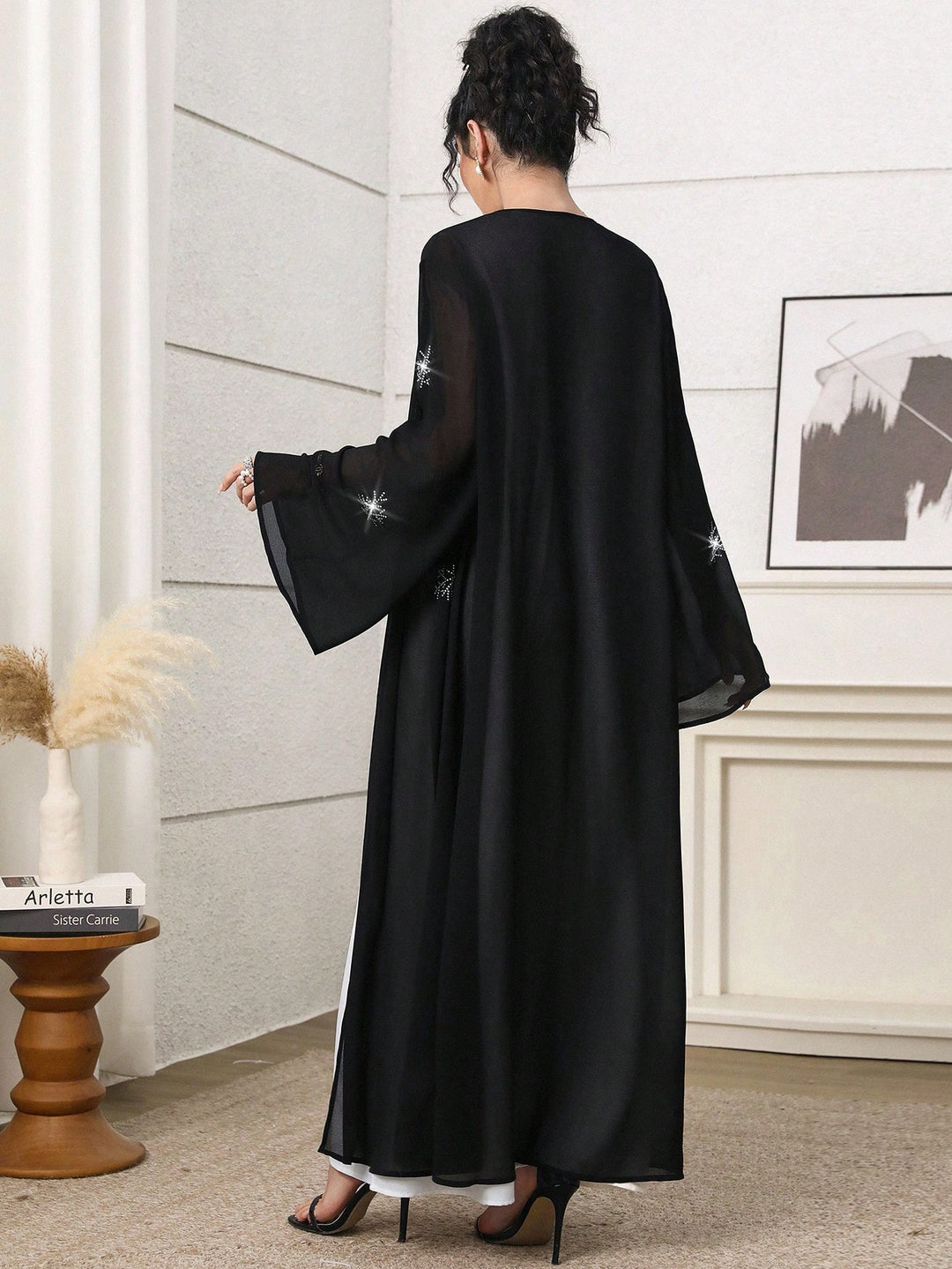 Shein kardigán, fekete