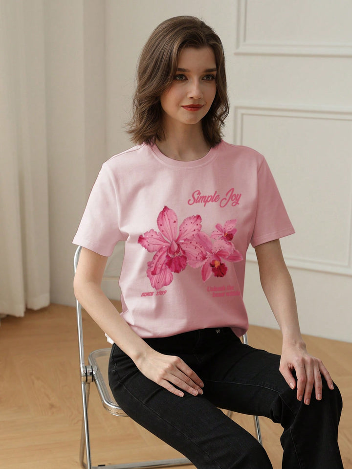 Tricou SHEIN, roz