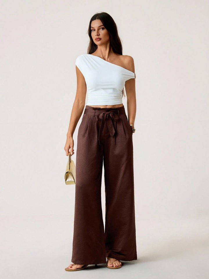 Pantalon SHEIN, maro