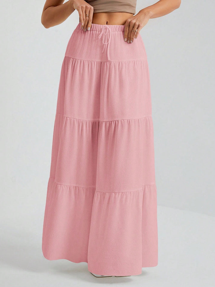 SHEIN maxi szoknya, rózsaszín