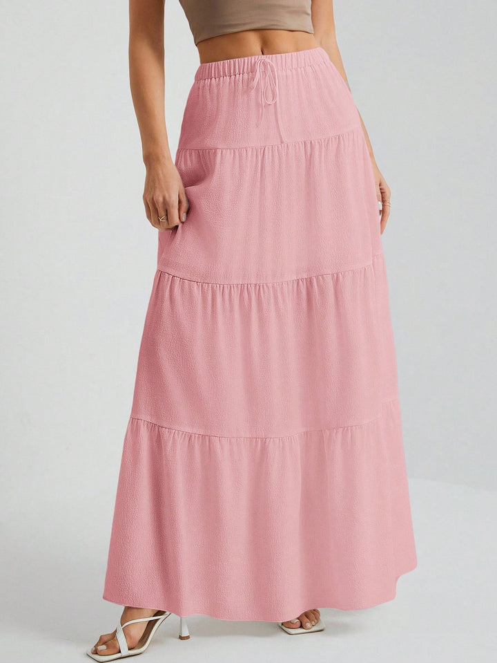 SHEIN maxi szoknya, rózsaszín