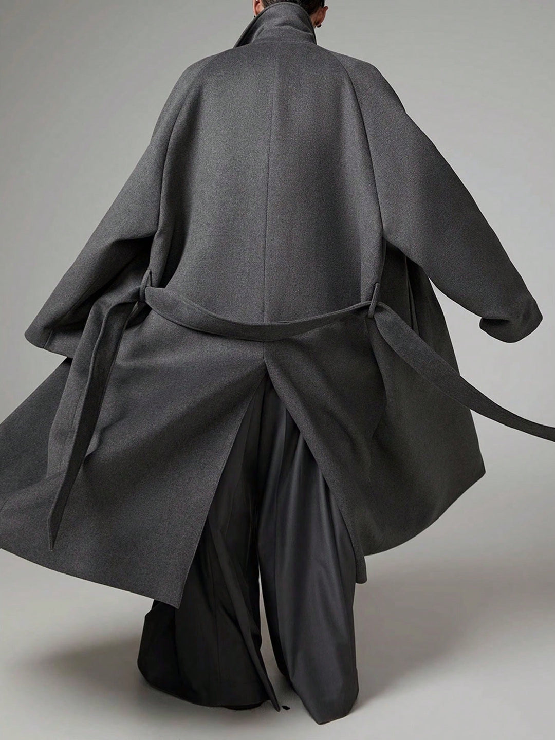 Trench SHEIN, gri