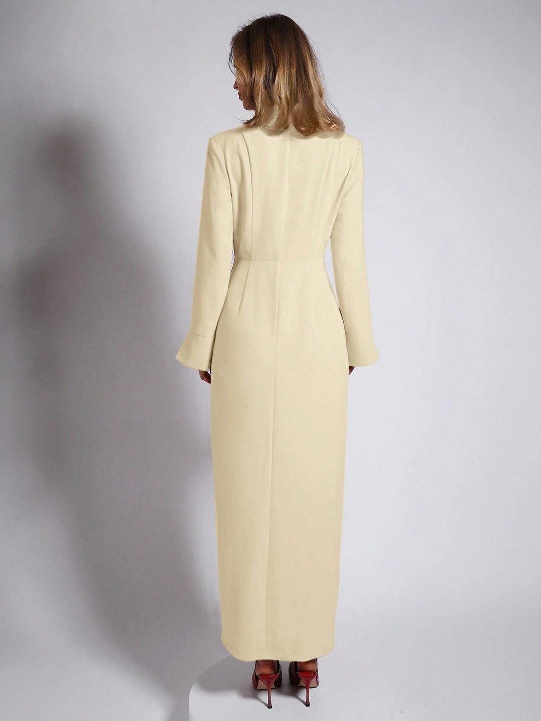Shein maxi ruha, bézs
