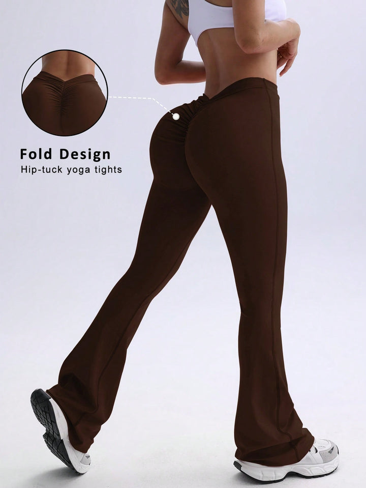 Pantaloni SHEIN, maro