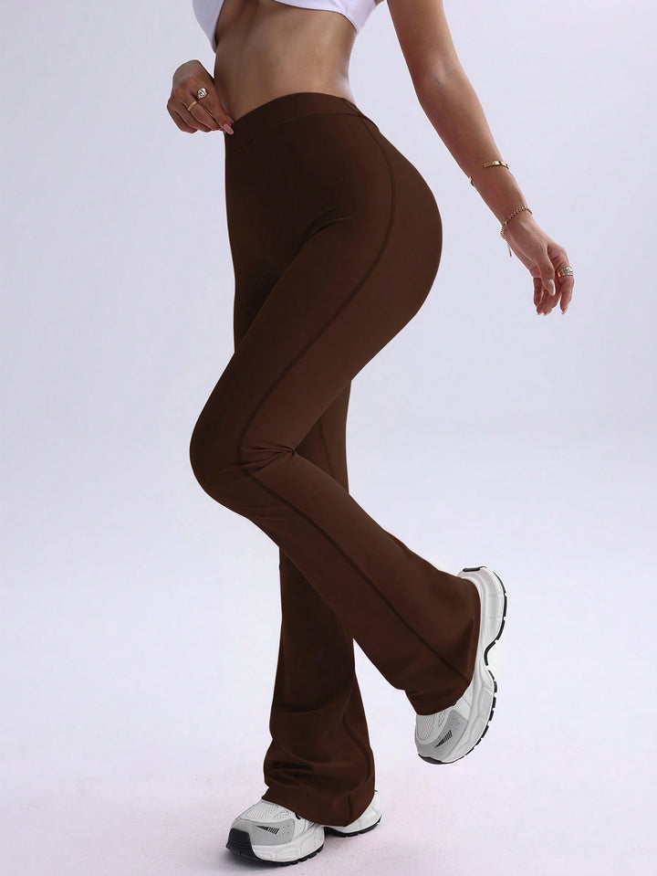 Pantaloni SHEIN, maro