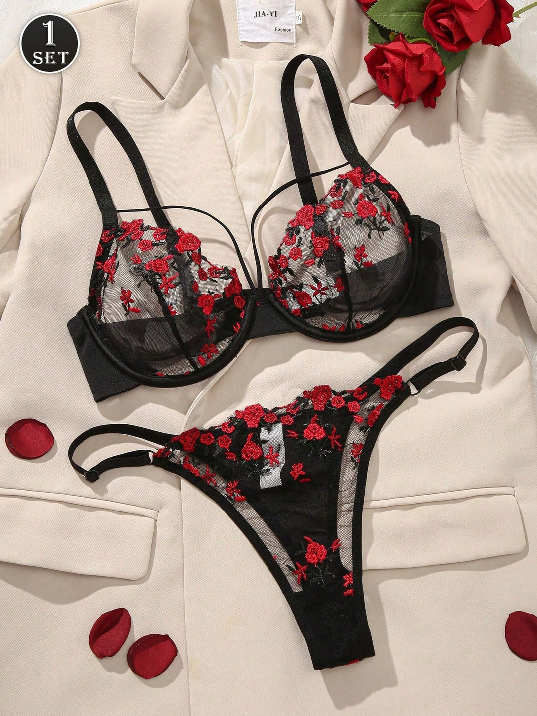 Set lenjerie SHEIN, negru