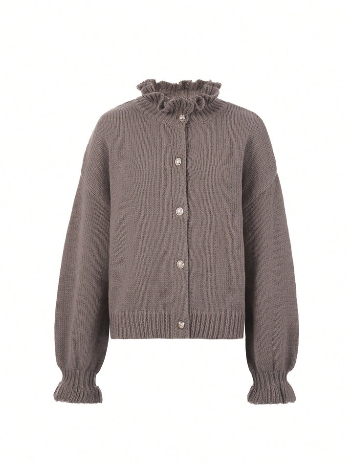 Cardigan SHEIN, maro