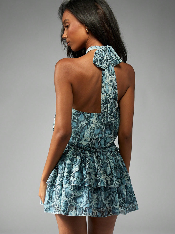 SHEIN mini ruha, kék