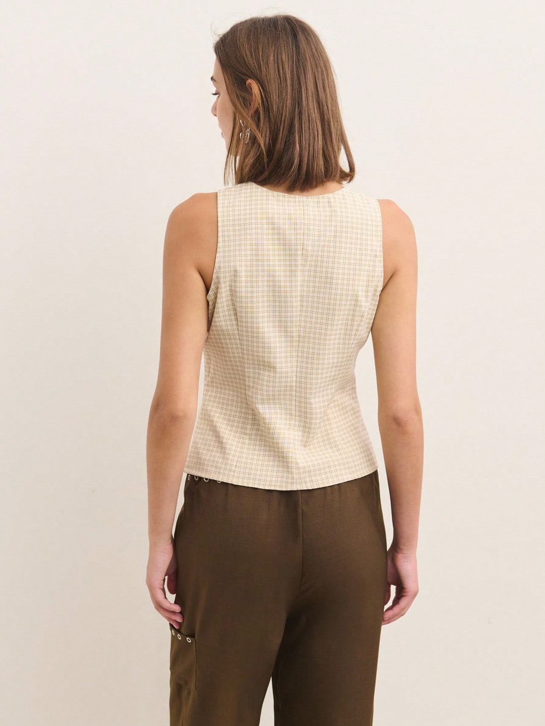 Top SHEIN, portocaliu