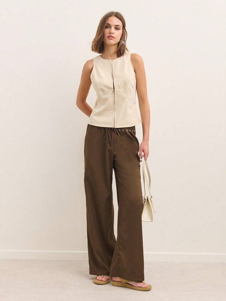 Top SHEIN, portocaliu