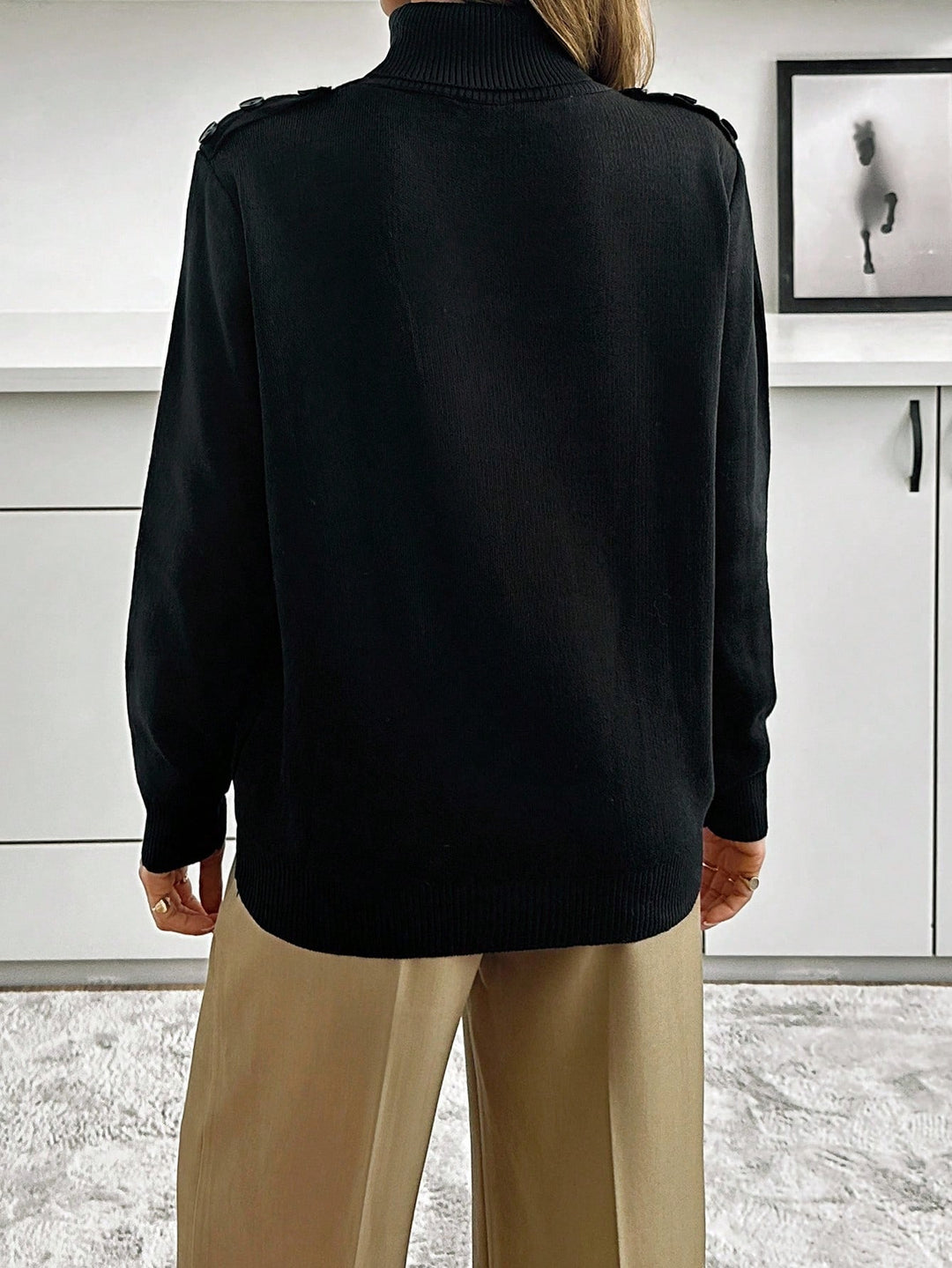 Pulover SHEIN, negru