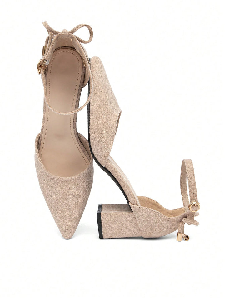 Pantofi cu toc SHEIN, bej