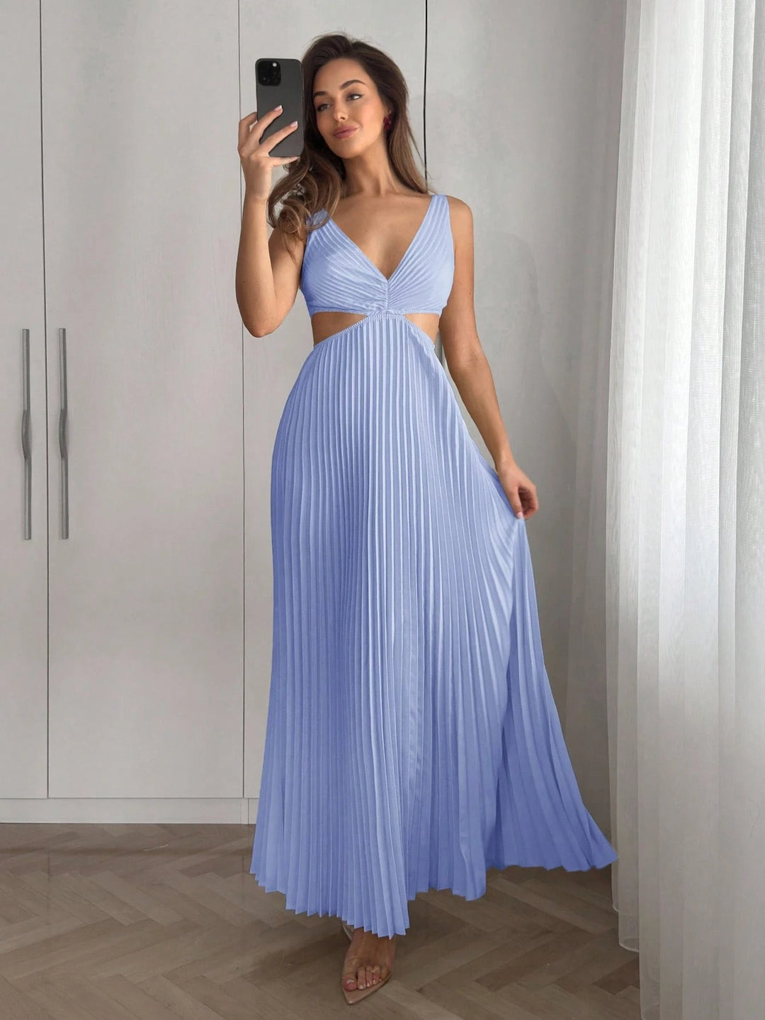 Rochie maxi SHEIN, albastru