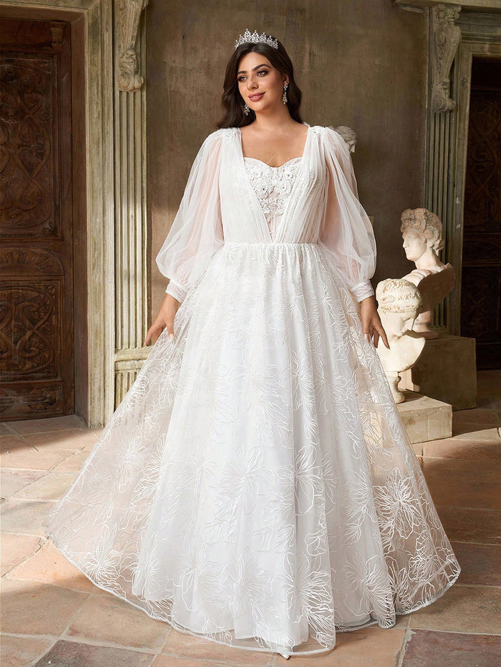 Rochie de mireasă SHEIN, alb