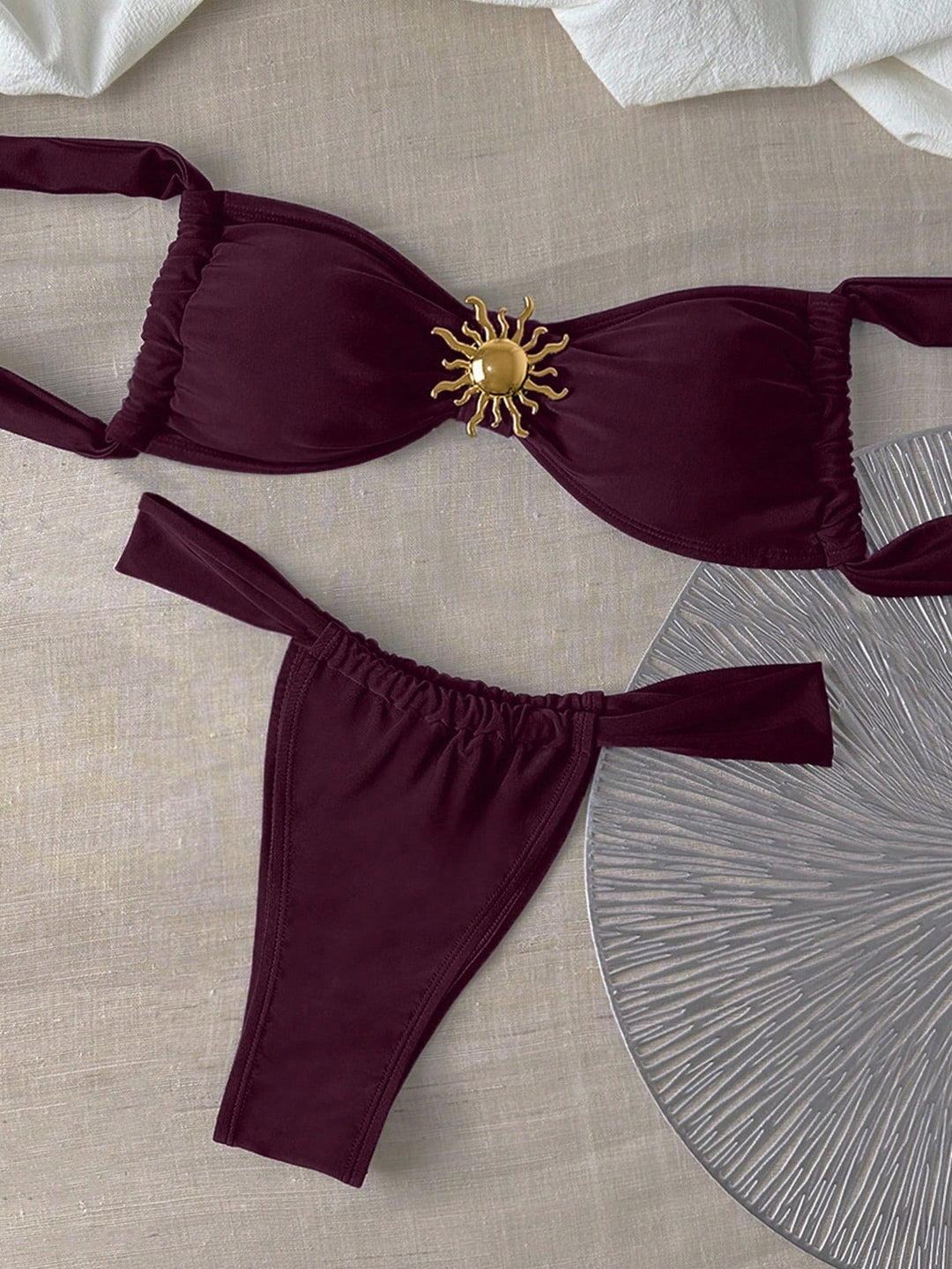 Set bikini SHEIN, vișiniu