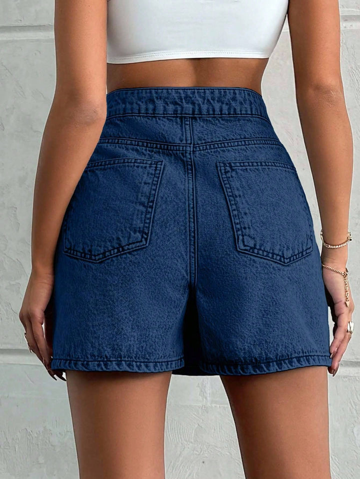 Fustă pantalon SHEIN, albastru