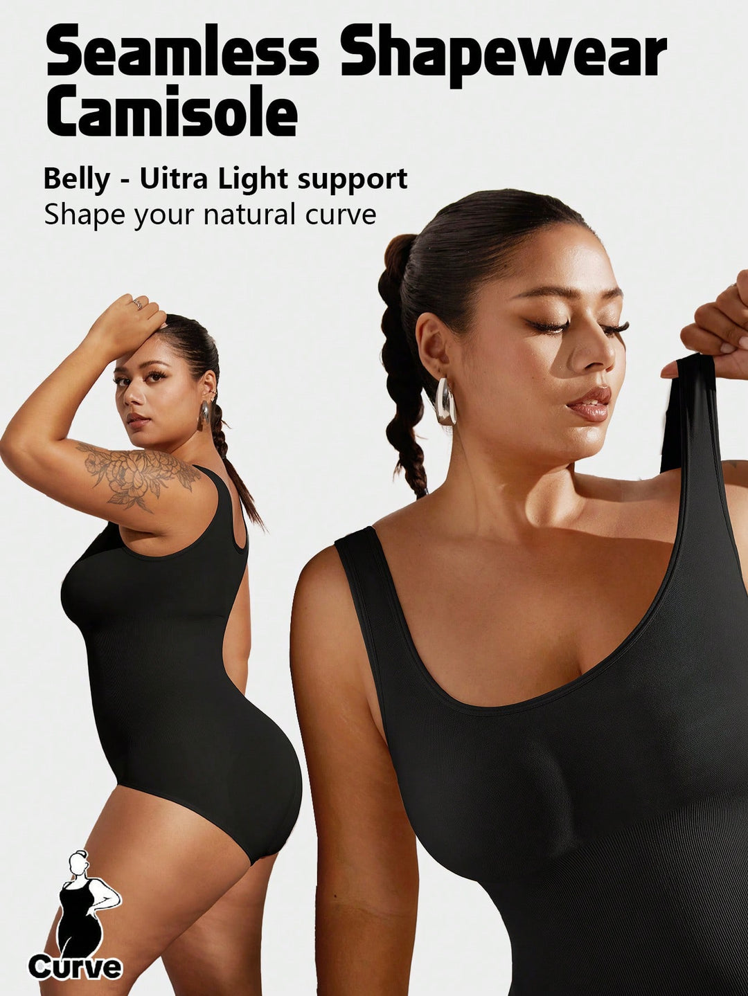 Body modelator SHEIN, negru