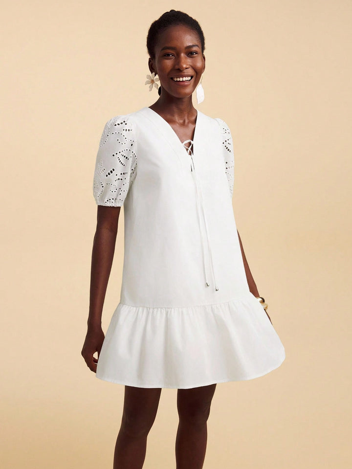 Rochie scurtă SHEIN, alb