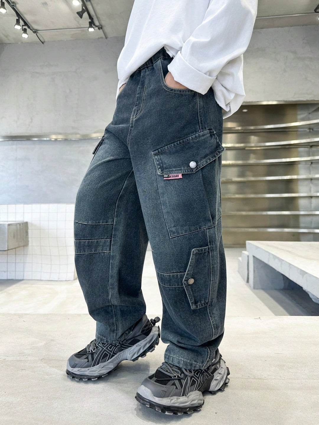 Jeans SHEIN, albastru