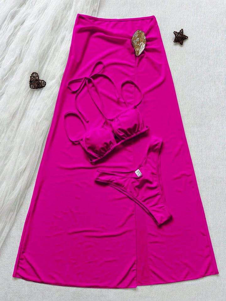 Set bikini SHEIN, roz