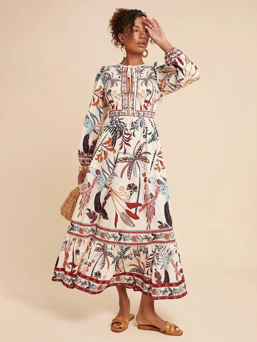 Rochie maxi SHEIN, mix culori